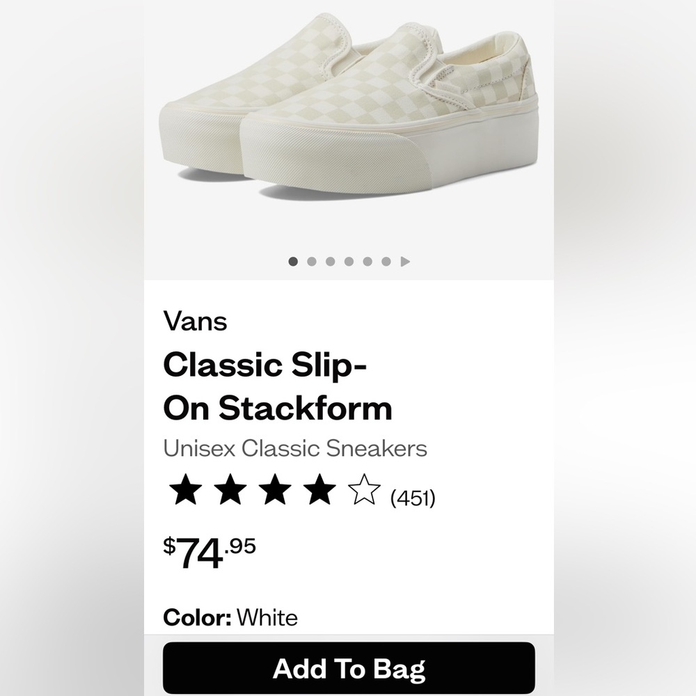 Vans Classic Slip-On Stackform Sneakers